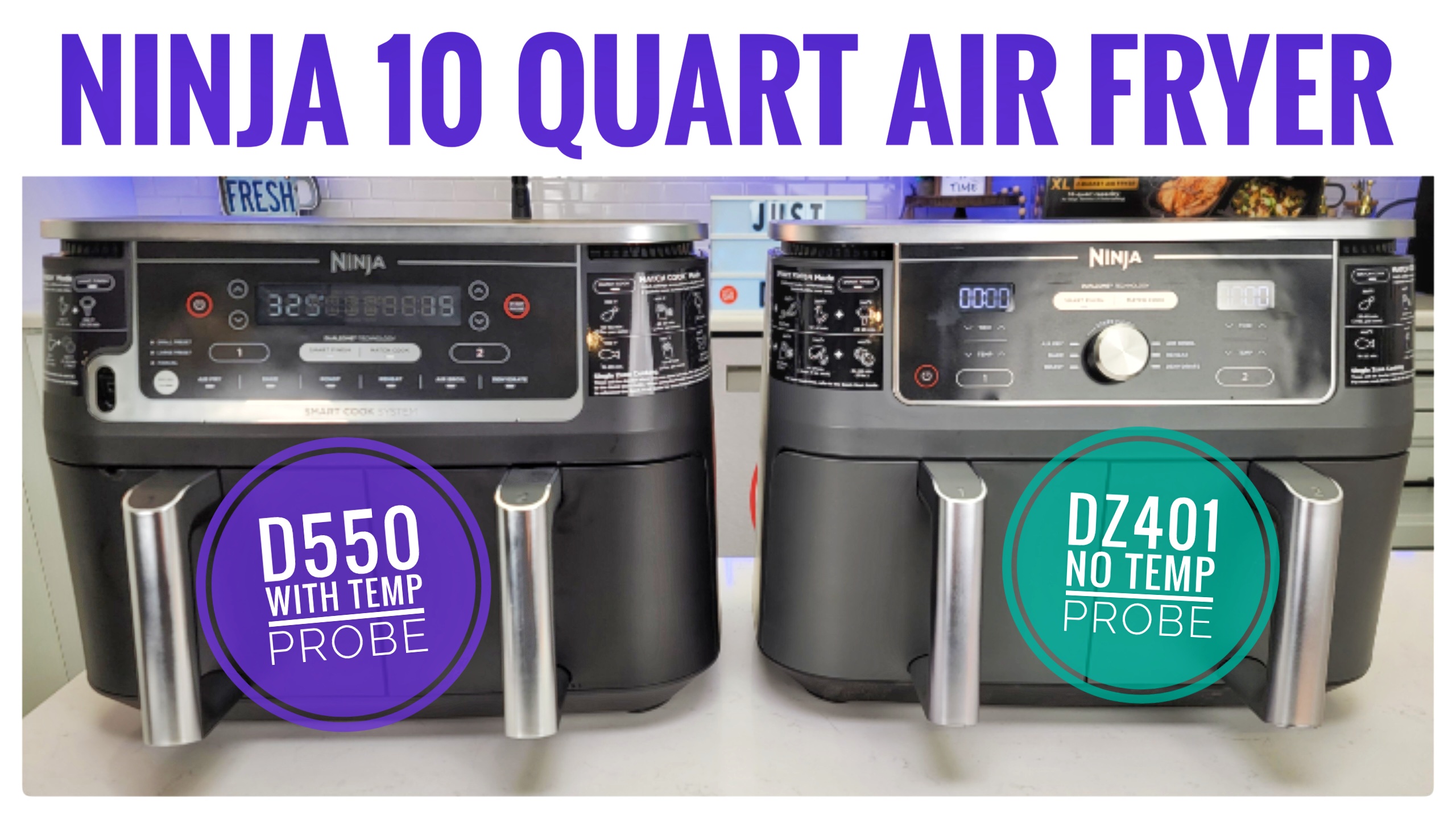 Ninja DZ401 vs DZ550: Which Air Fryer Wins?