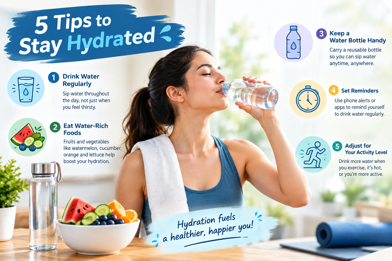 5 Tips to Stay Hydrated: A Simple Guide for 2026